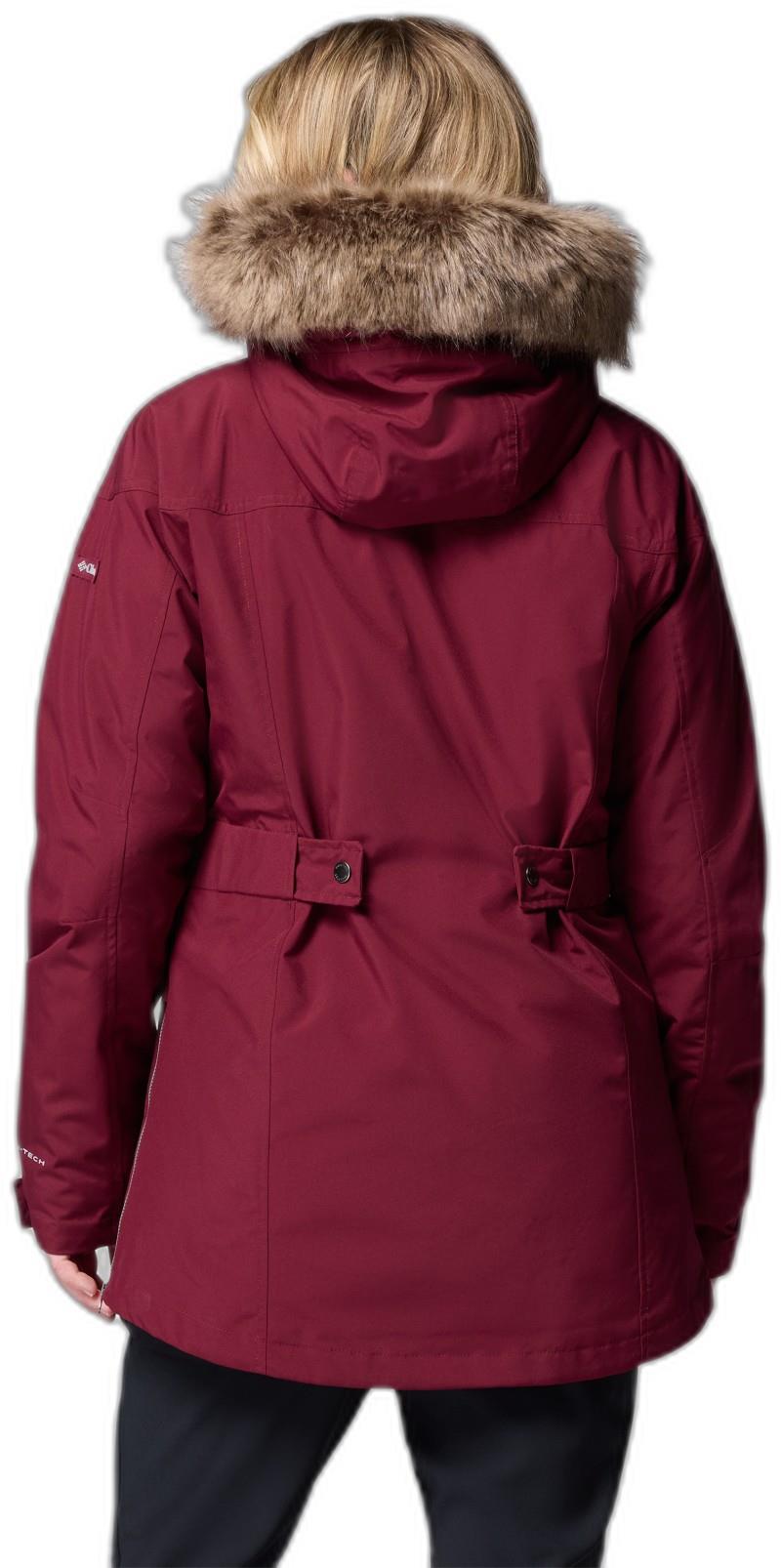 Suttle Mountain Long Insulated Jacket - Womens - rich wine 1