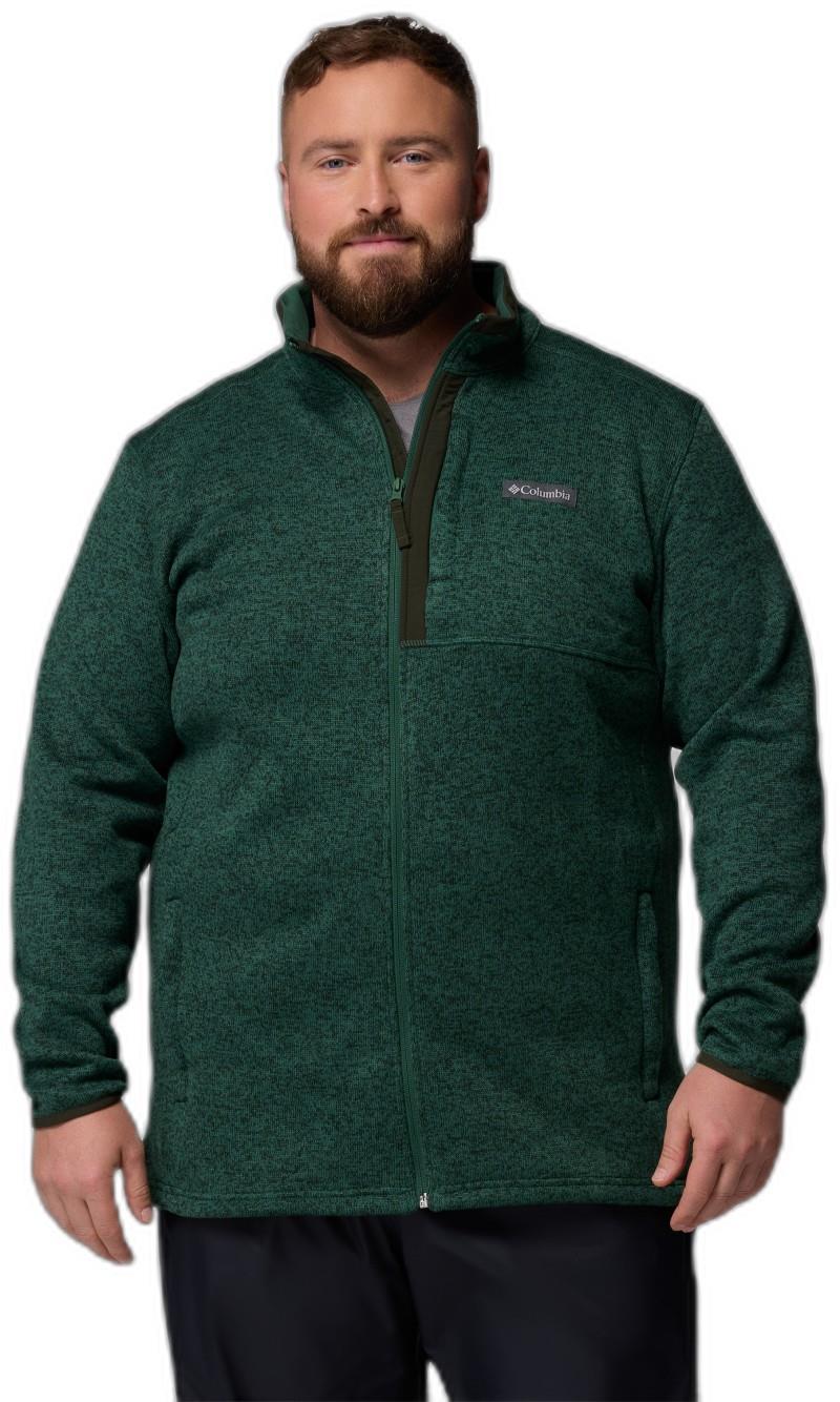 Sweater Weather Full-Zip, Extended - Mens - rain forest heather 1