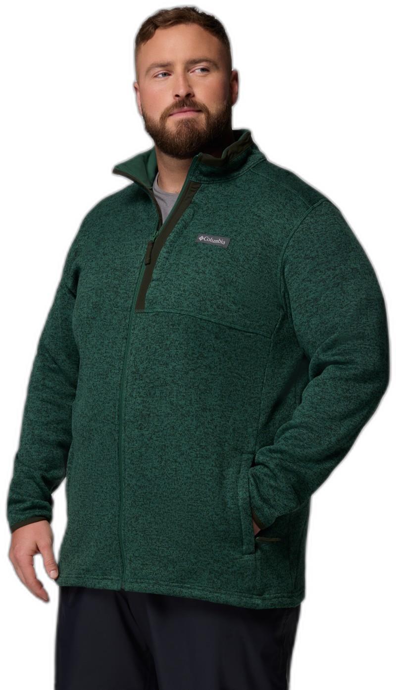 Sweater Weather Full-Zip, Extended - Mens - rain forest heather 1