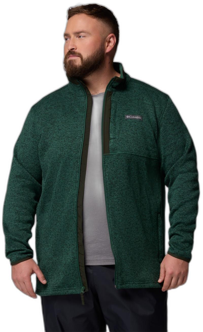 Sweater Weather Full-Zip, Extended - Mens - rain forest heather 1