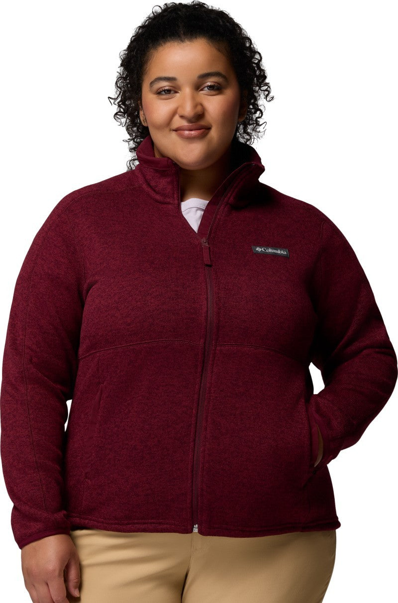 Sweater Weather Full-Zip II - Womens - rich wine heather 1