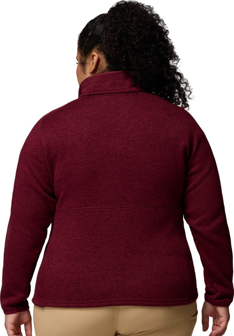 Sweater Weather Full-Zip II - Womens - rich wine heather 1