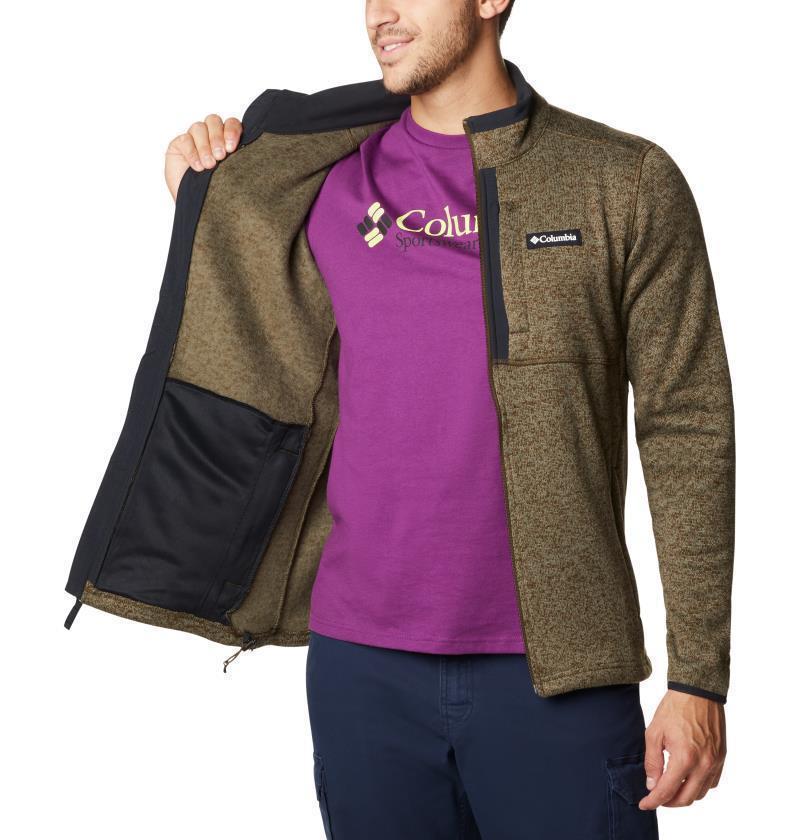 Sweater Weather Full-Zip - Mens - Olive Green Heather 5
