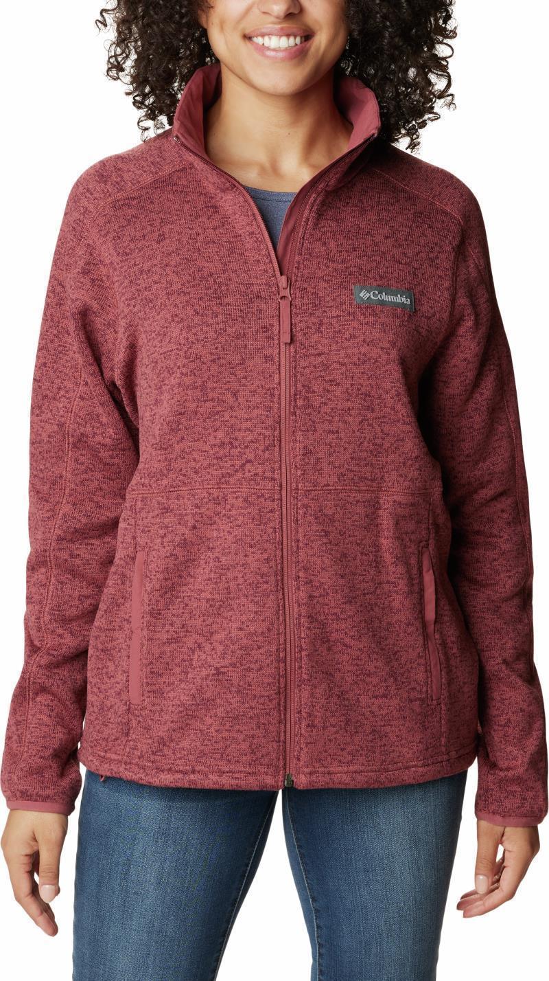 Sweater Weather Full-Zip - Womens - Beetroot Heather 1