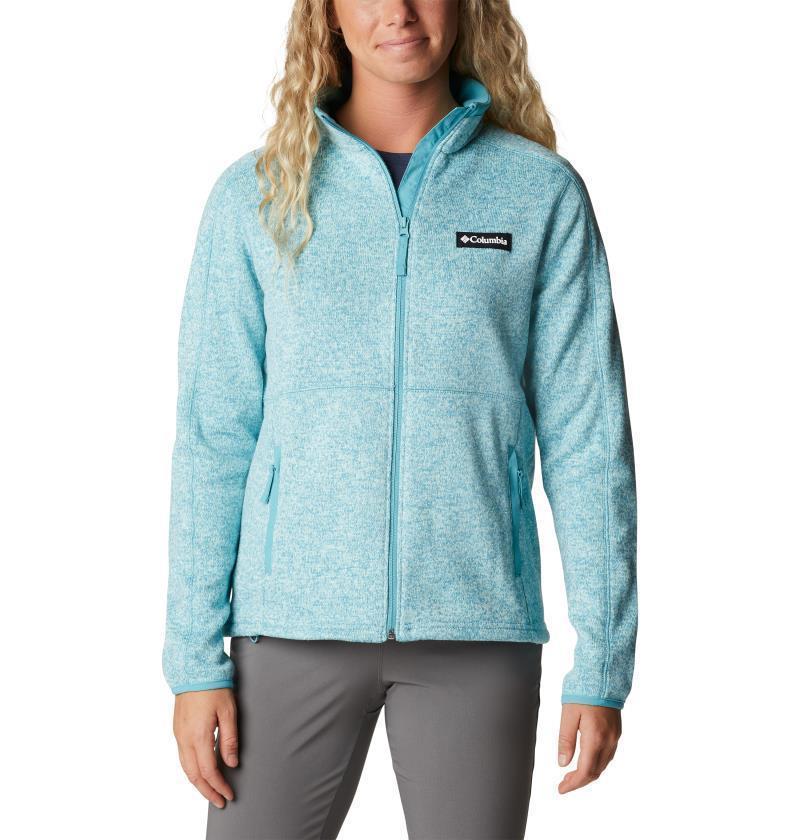 Sweater Weather Full-Zip - Womens - Sea Wave Heather 3