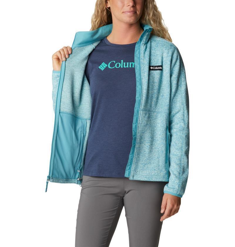 Sweater Weather Full-Zip - Womens - Sea Wave Heather 5
