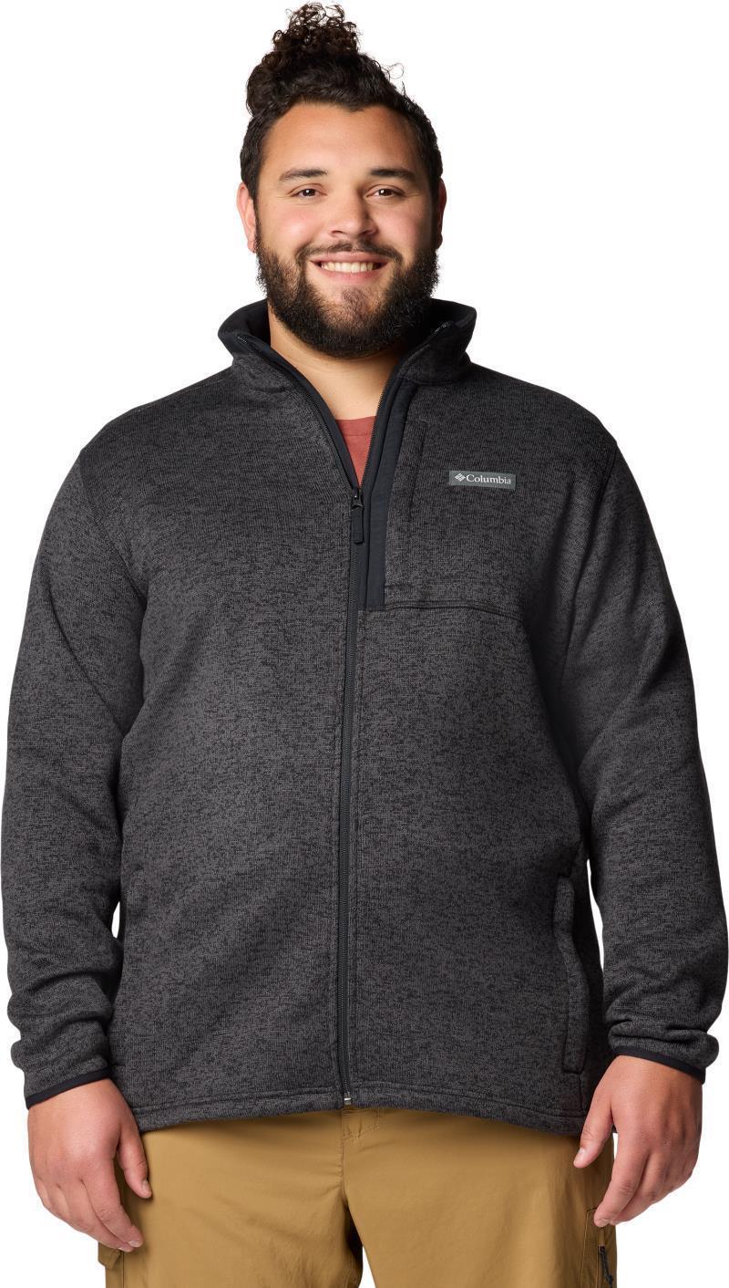 Sweater Weather Full Zip, Extended - Mens - Black Heather 1