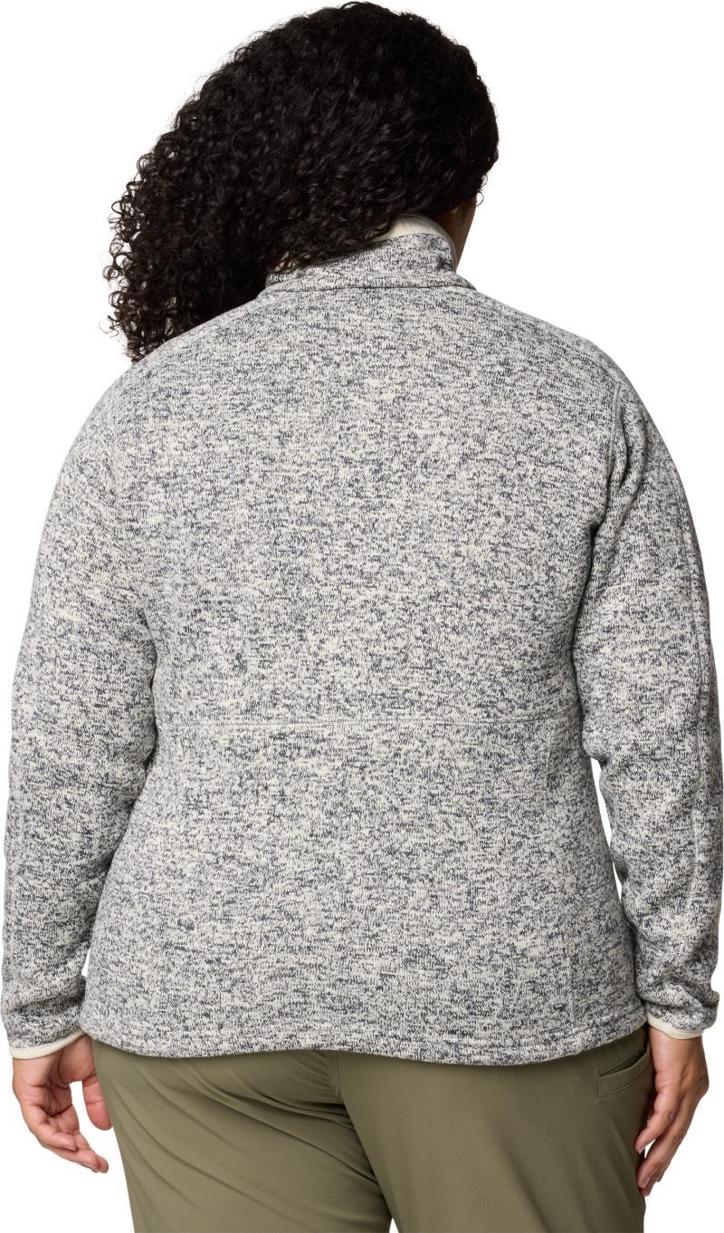 Sweater Weather Full Zip II, Extended - Womens - Chalk Heather 3