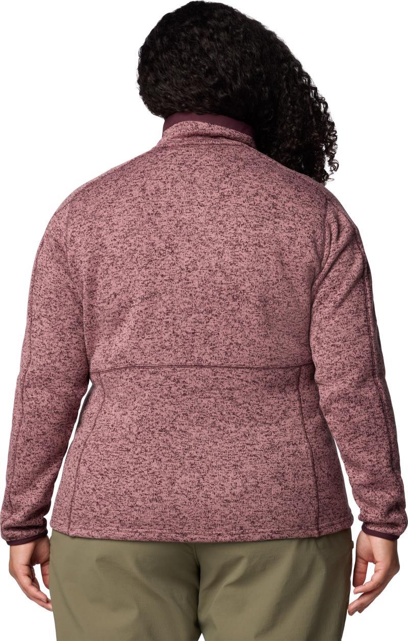 Sweater Weather Full Zip II, Extended - Womens - Moonvista / Fig Heather 5
