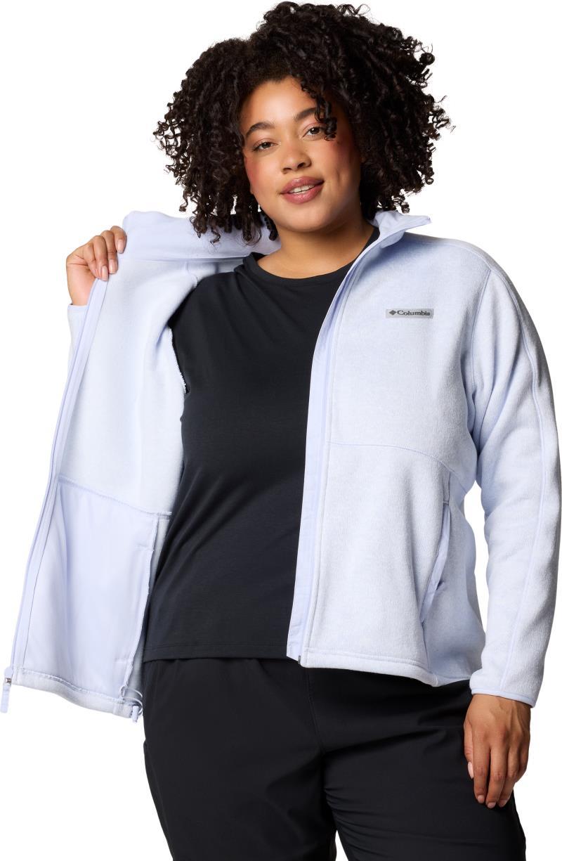 Sweater Weather Full Zip II, Extended - Womens - Snowdrift / Blue Hint Heather 3
