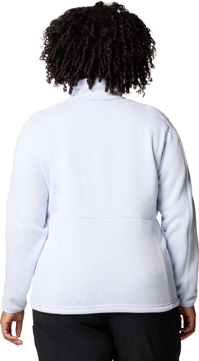 Sweater Weather Full Zip II, Extended - Womens - Snowdrift / Blue Hint Heather 4