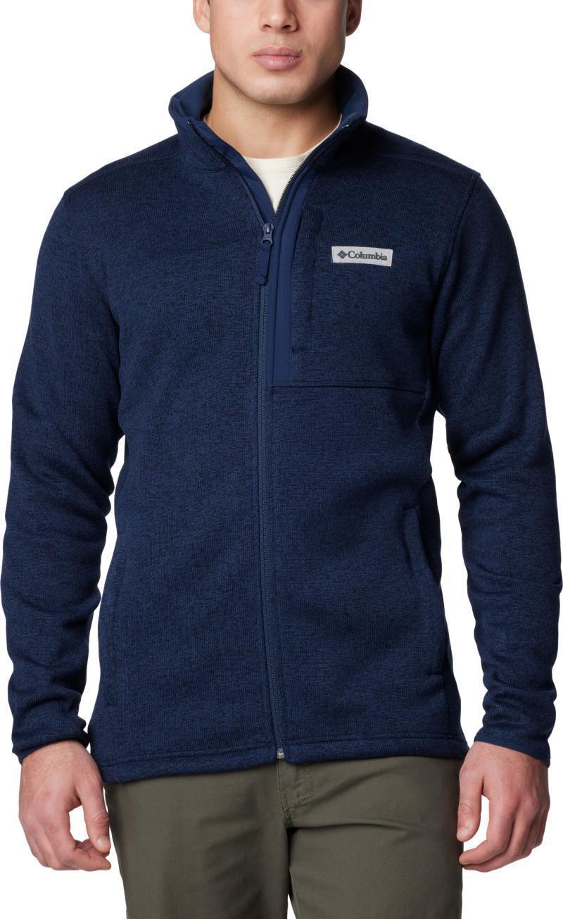 Sweater Weather Full Zip - Mens - Collegiate Navy Heather 1