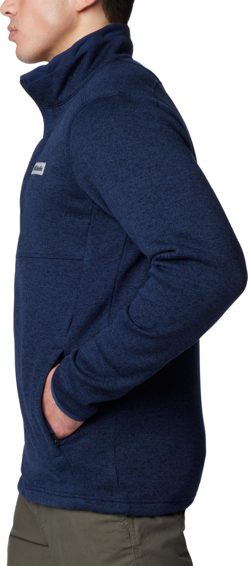 Sweater Weather Full Zip - Mens - Collegiate Navy Heather 5