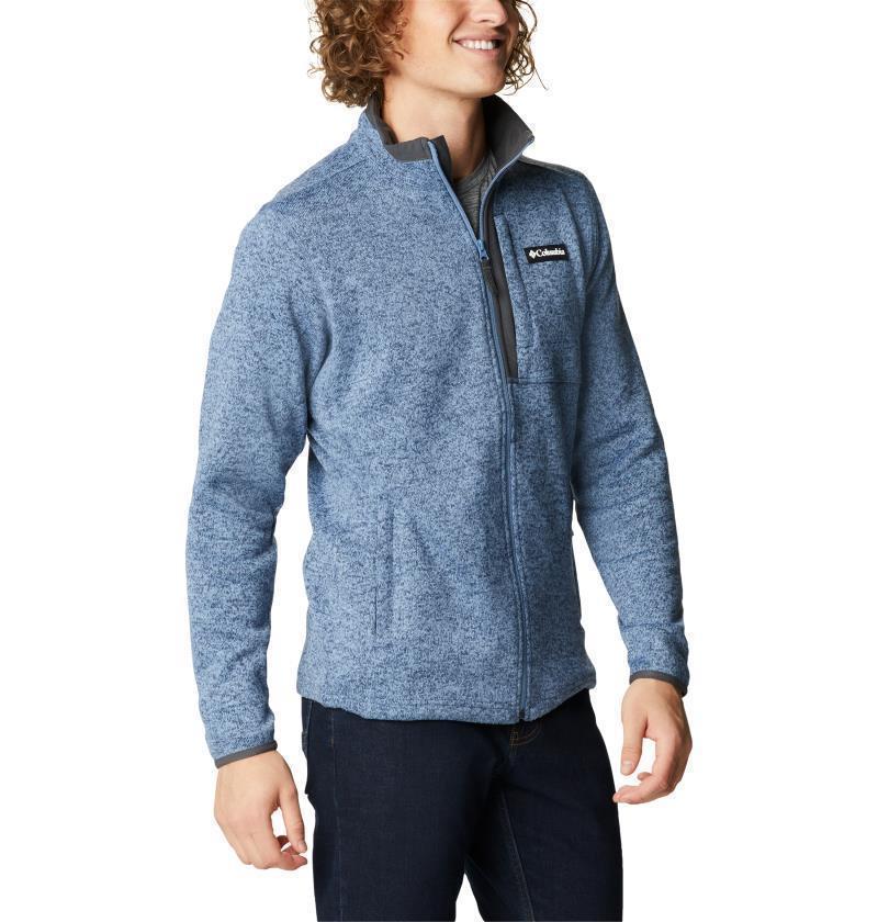 Sweater Weather Full Zip - Tall - Mens - Bluestone Heather 3