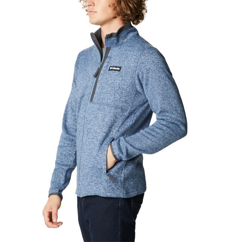 Sweater Weather Full Zip - Tall - Mens - Bluestone Heather 4