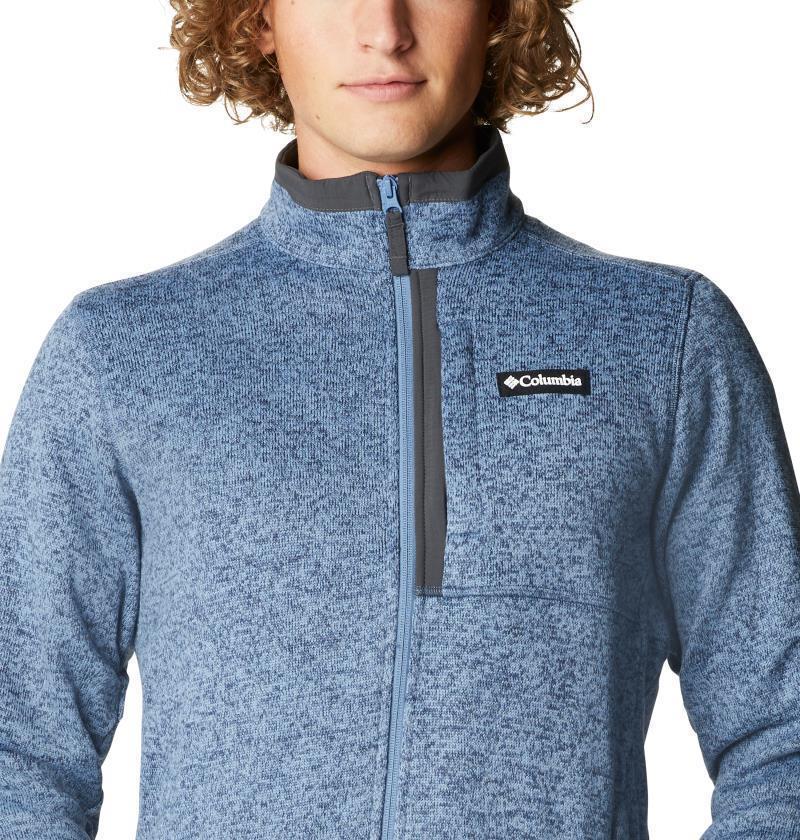 Sweater Weather Full Zip - Tall - Mens - Bluestone Heather 5