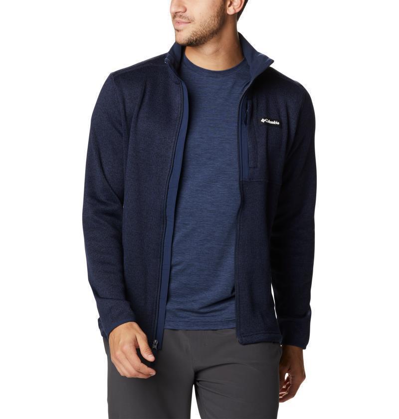 Sweater Weather Full Zip - Tall - Mens - Collegiate Navy Heather 3