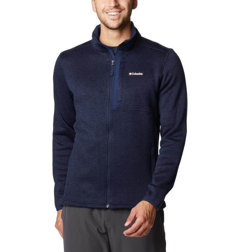Sweater Weather Full Zip - Tall - Mens - Collegiate Navy Heather 1