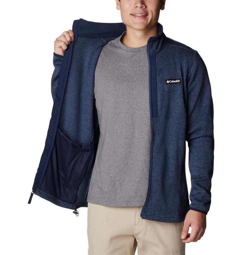 Sweater Weather Full Zip - Tall - Mens - Dark Mountain Heather 5