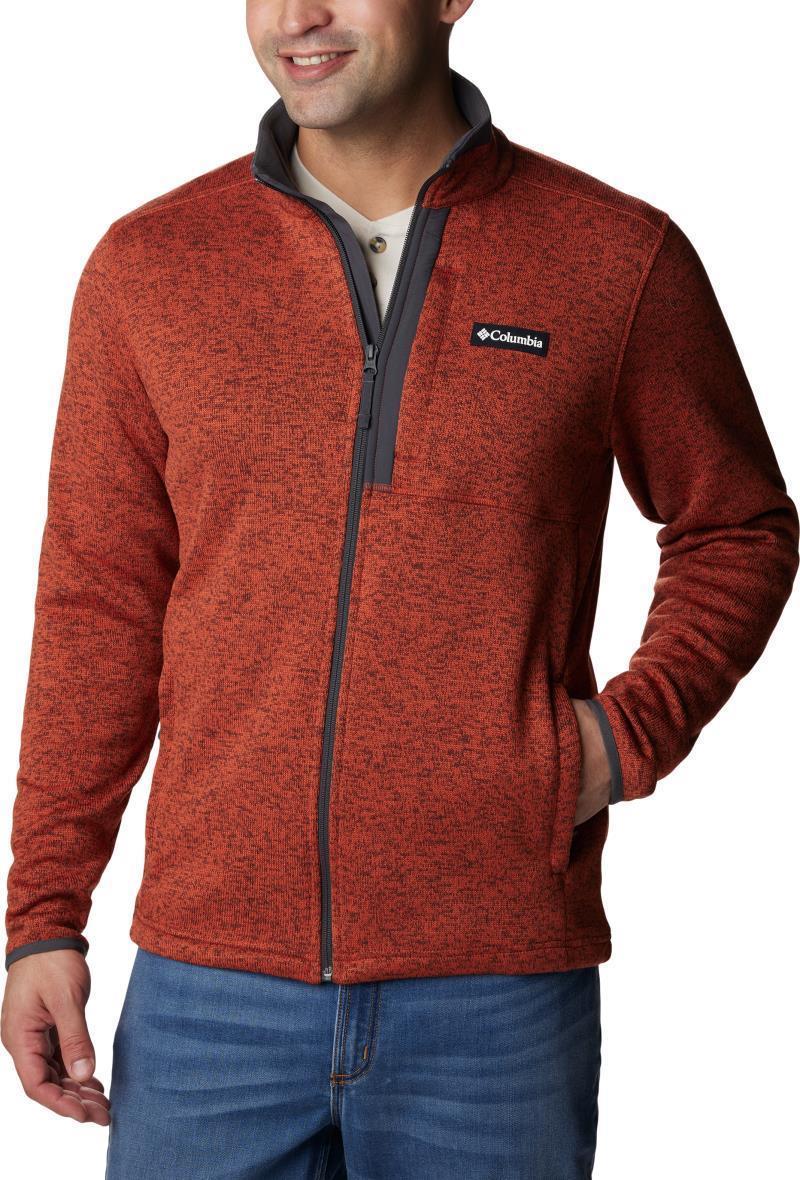 Sweater Weather Full Zip - Tall - Mens - Warp Red Heather 1