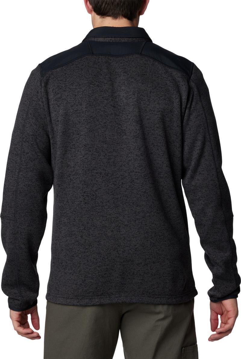 Sweater Weather Shirt Jacket II, Tall - Mens - Black Heather / Black 2