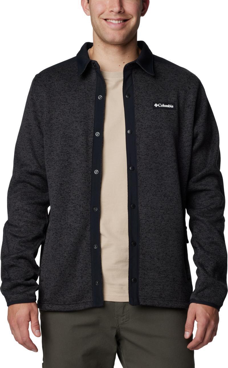Sweater Weather Shirt Jacket II - Mens - Black Heather / Black 1