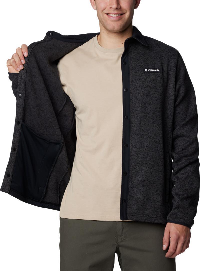 Sweater Weather Shirt Jacket II - Mens - Black Heather / Black 3