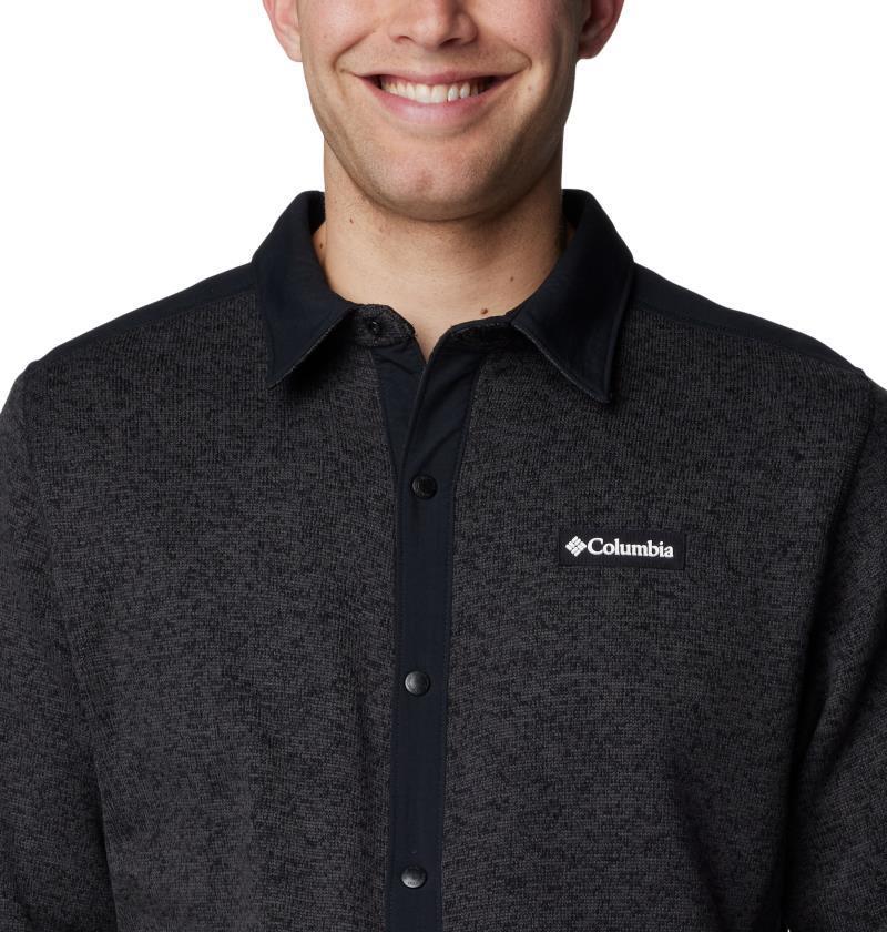 Sweater Weather Shirt Jacket II - Mens - Black Heather / Black 6