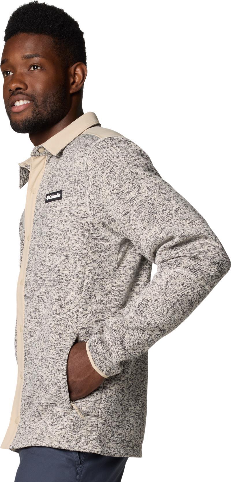 Sweater Weather Shirt Jacket II - Mens - dark stone heather / ancient fossil 1