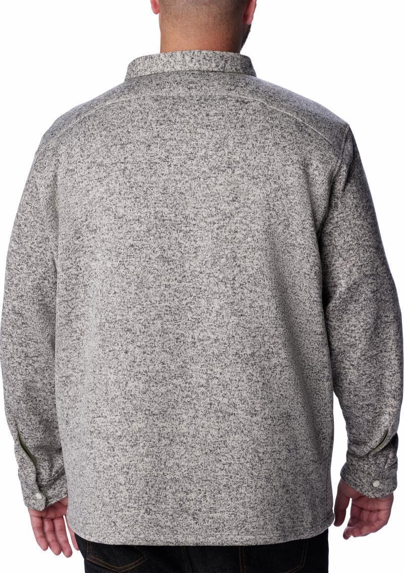 Sweater Weather Shirt Jacket - Big - Mens - City Grey Heather 2