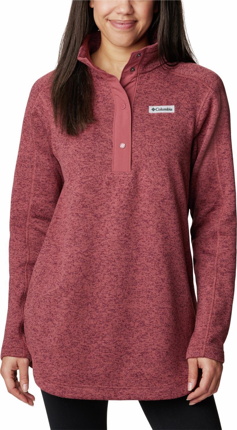 Sweater Weather Tunic - Womens - Beetroot Heather 1