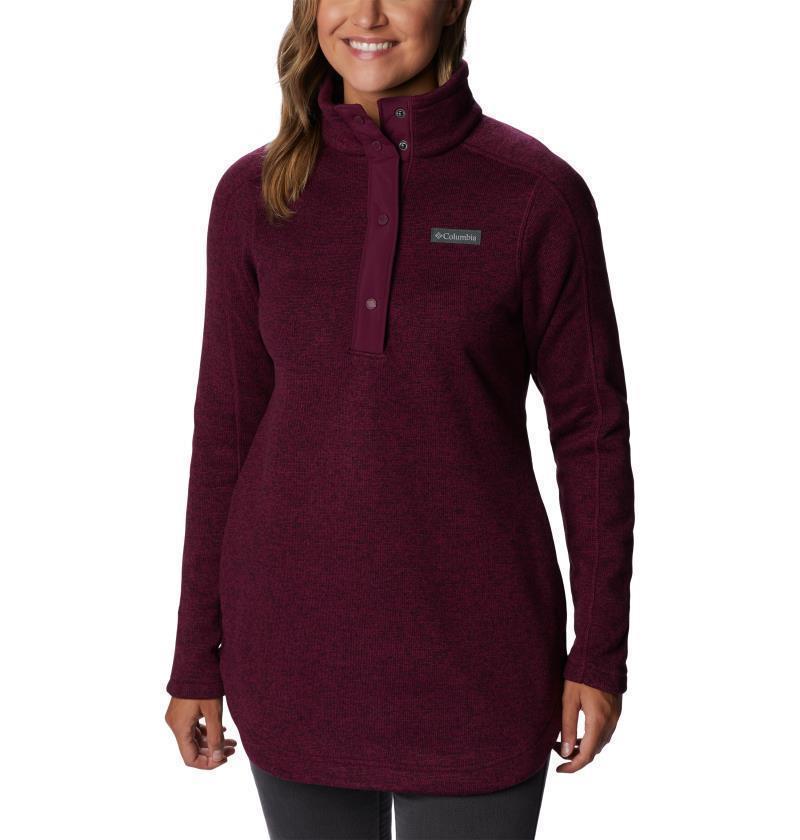 Sweater Weather Tunic - Womens - Marionberry Heather 1
