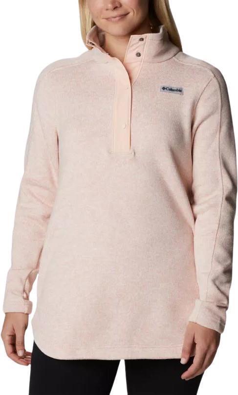 Sweater Weather Tunic - Womens - Peach Blossom Heather 1