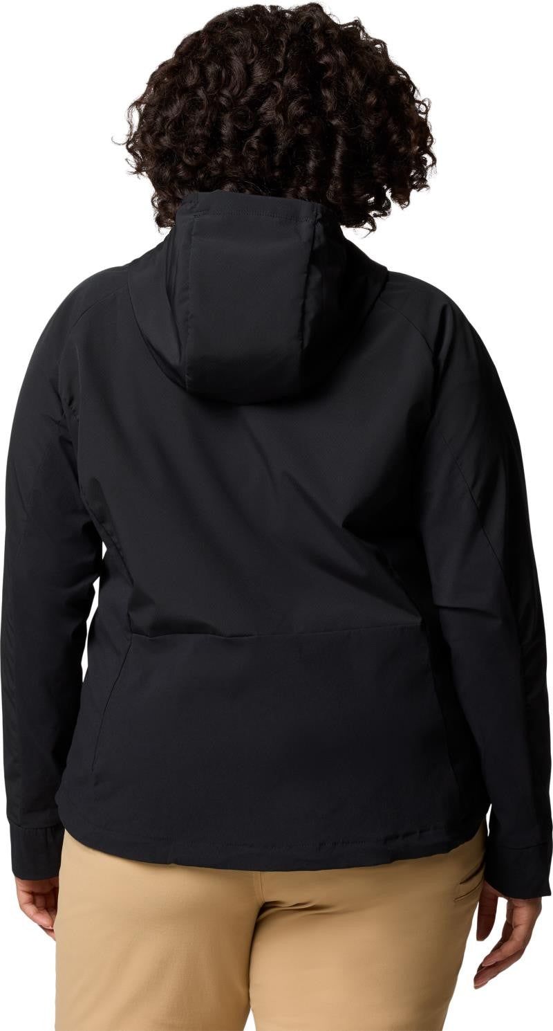 Sweet As III Hooded Softshell, Extended - Womens - black 1