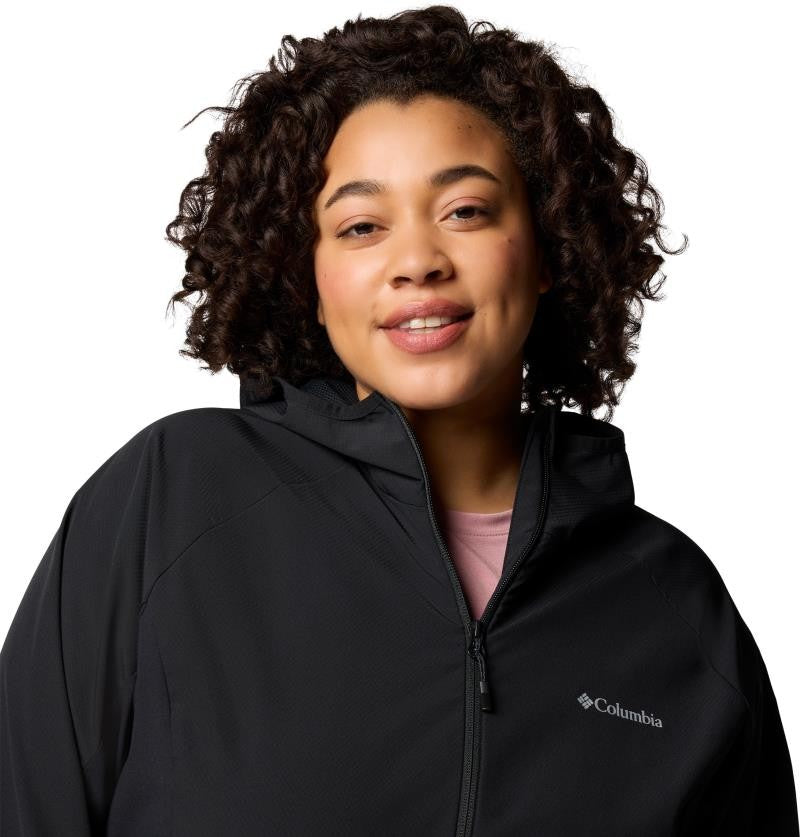 Sweet As III Hooded Softshell, Extended - Womens - black 1