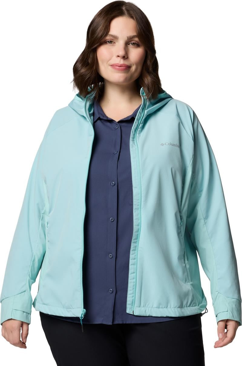 Sweet As III Hooded Softshell, Extended - Womens - spray 1