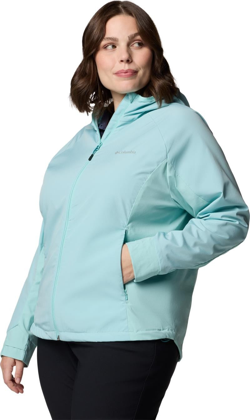Sweet As III Hooded Softshell, Extended - Womens - spray 1