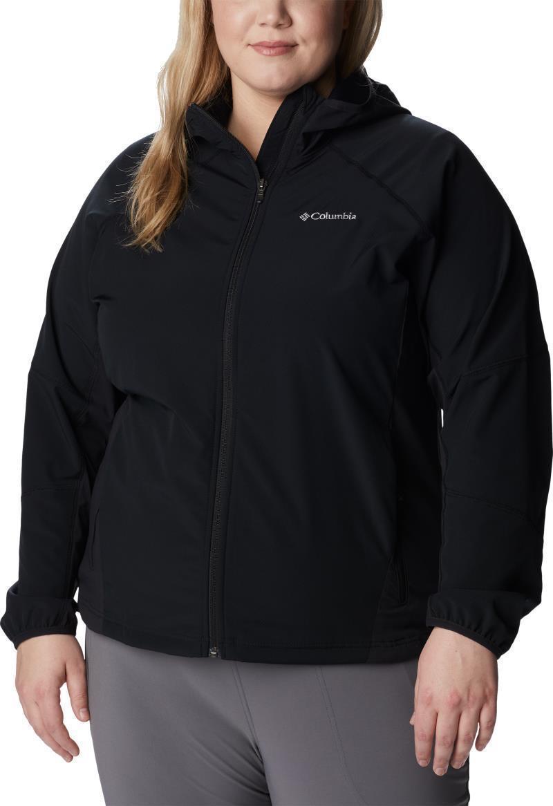 Sweet As Softshell Hoodie, Extended - Womens - Black 1