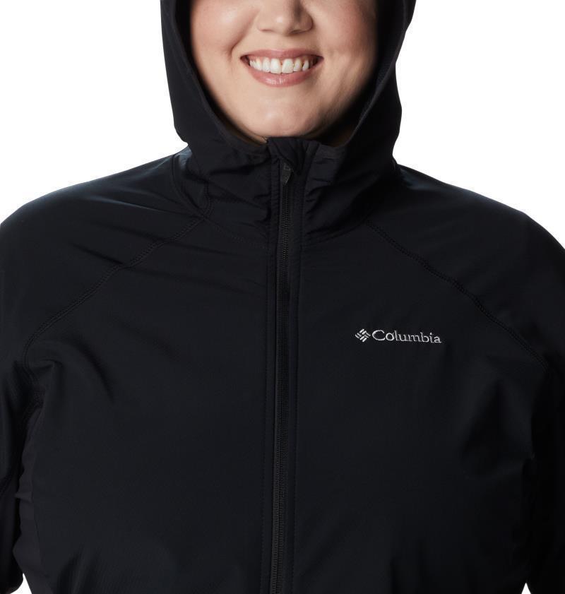 Sweet As Softshell Hoodie, Extended - Womens - Black 6