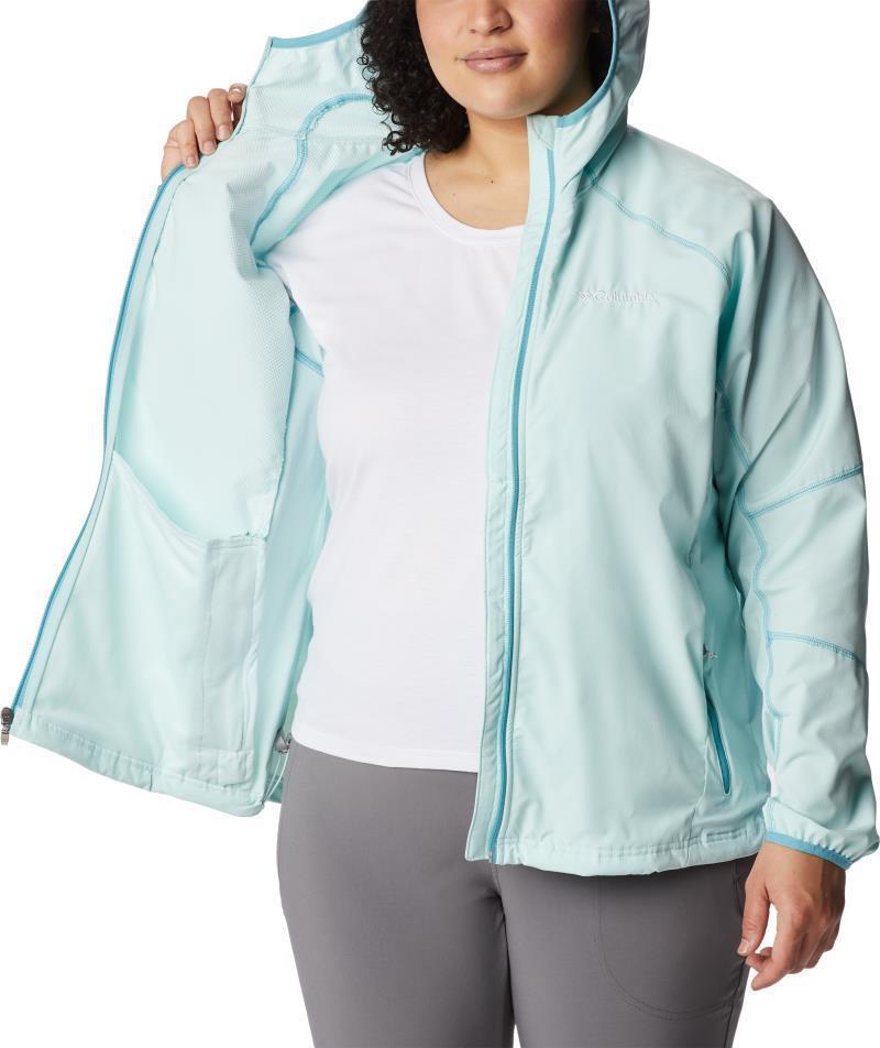 Sweet As Softshell Hoodie, Extended - Womens - Icy Morn 5