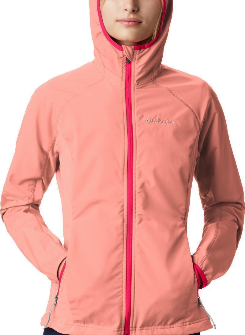 Sweet As Softshell Hoodie - Womens - Coral Reef 2