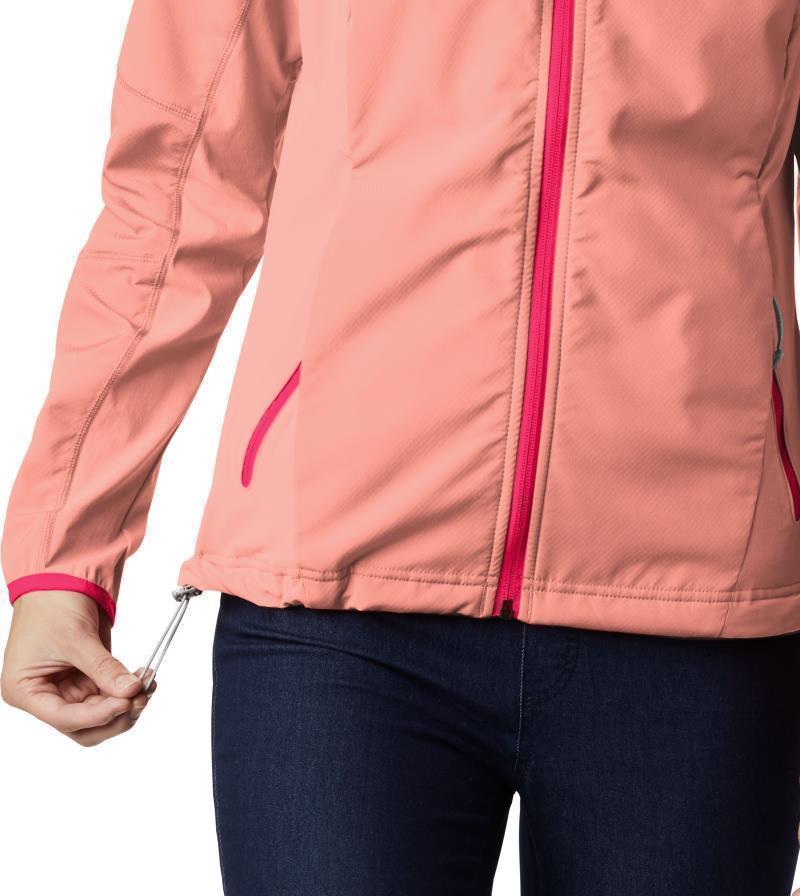 Sweet As Softshell Hoodie - Womens - Coral Reef 6