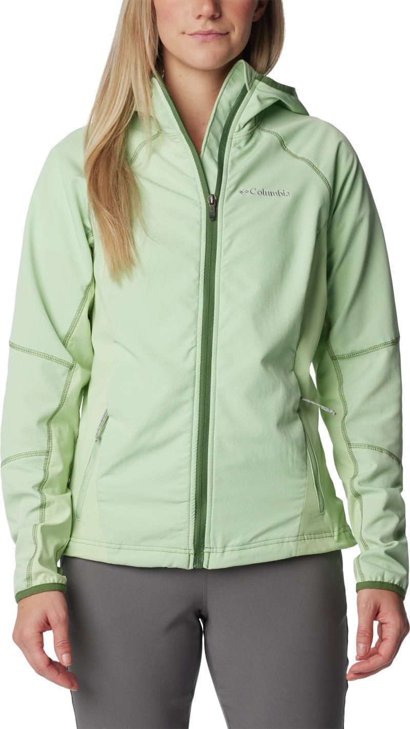 Sweet As Softshell Hoodie - Womens - Sage Leaf 1