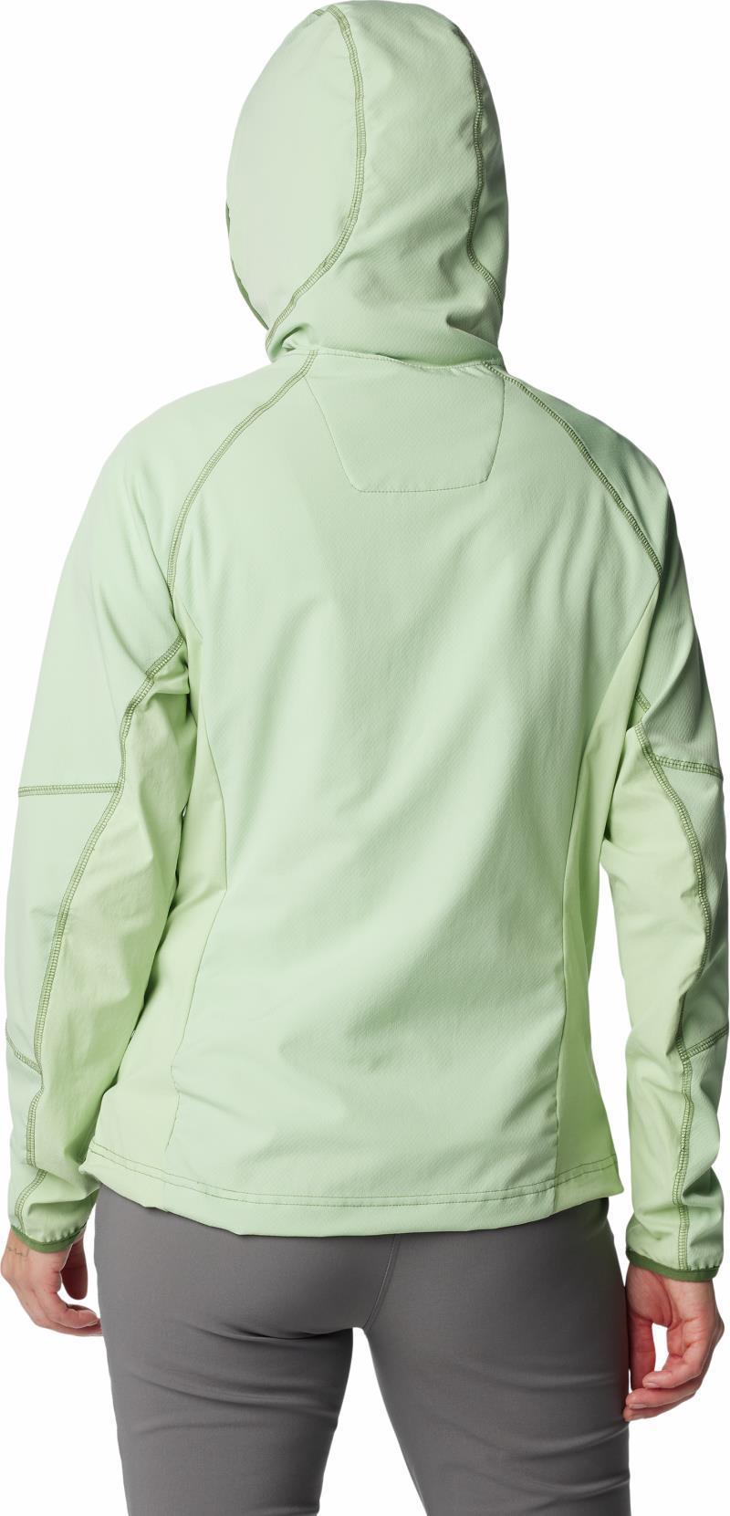 Sweet As Softshell Hoodie - Womens - Sage Leaf 2