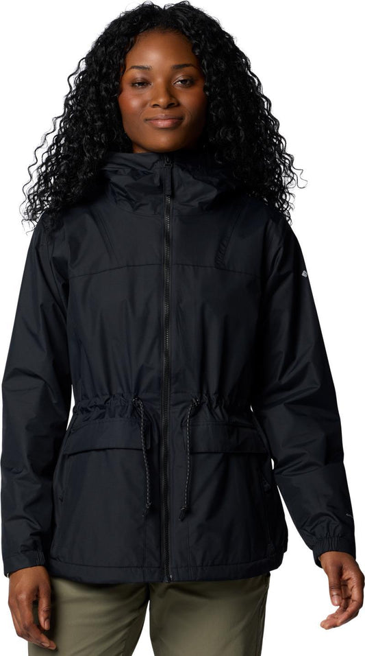 Sweet Creek II Lined Rain Jacket - Womens - Black 1