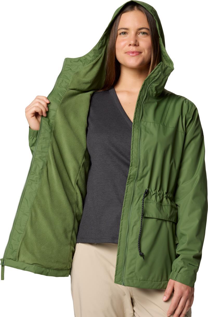 Sweet Creek II Lined Rain Jacket - Womens - Canteen 3