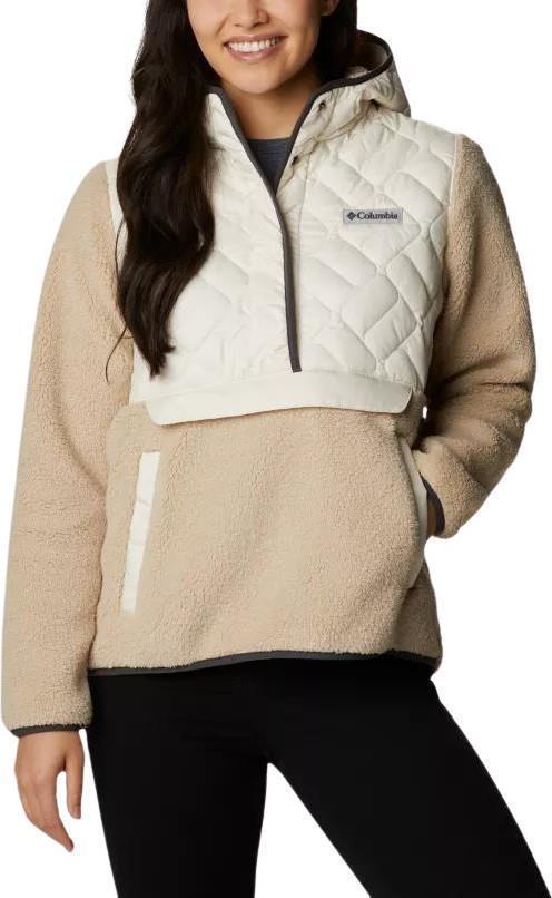 Sweet View Fleece Hooded Pullover - Womens - Chalk / Ancient Fossil 1