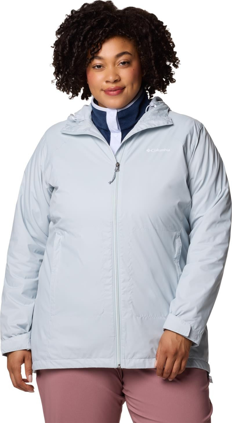 Switchback II Lined Long Jacket, Extended - Womens - cirrus grey 1