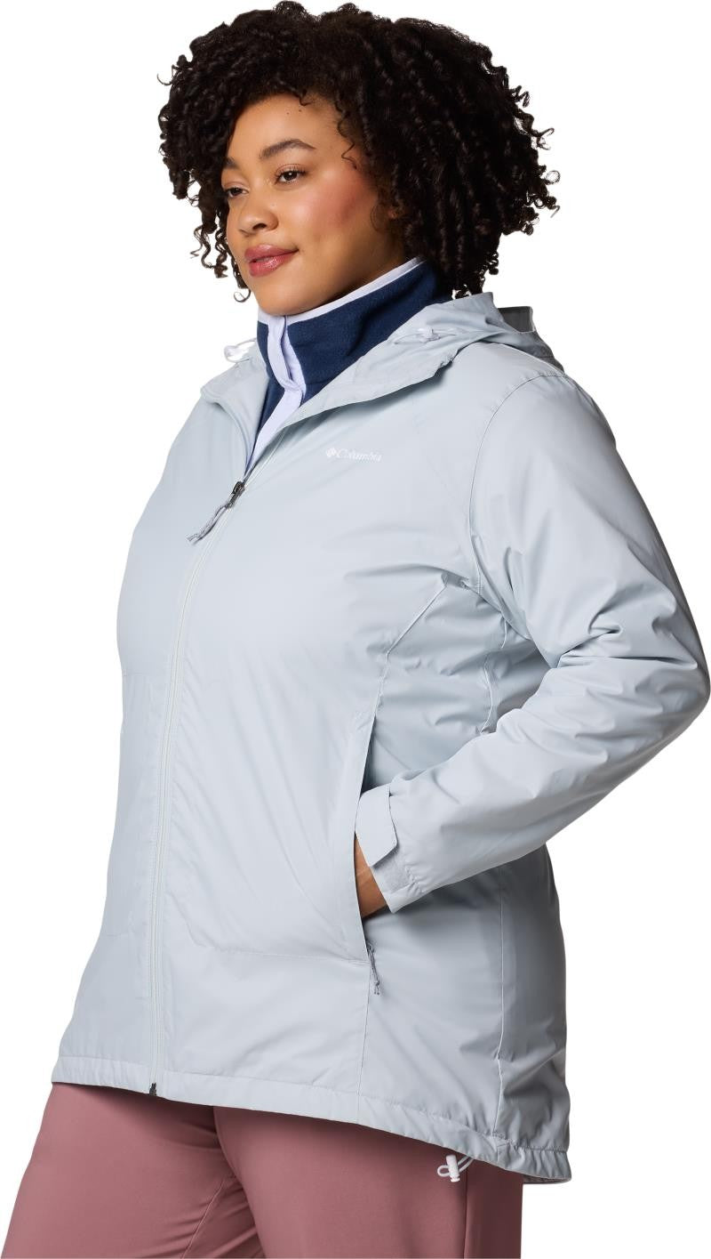 Switchback II Lined Long Jacket, Extended - Womens - cirrus grey 1
