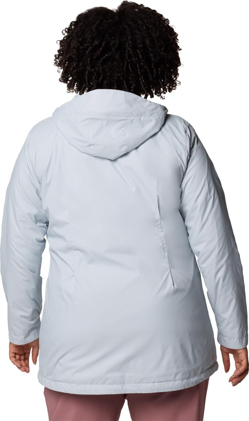 Switchback II Lined Long Jacket, Extended - Womens - cirrus grey 1